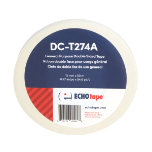 DC-T274A General Purpose Clear Double Sided Tape for Mounting Bonding (Paper) 24mm Solo Label