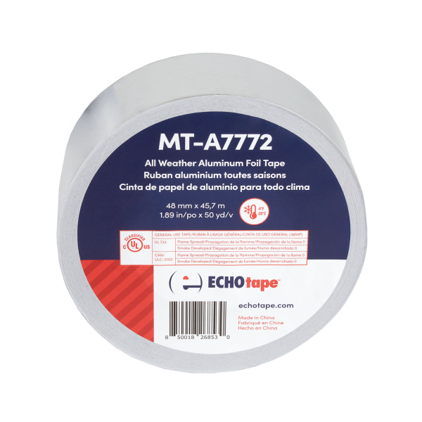 MT-A7772 All Weather Aluminum Foil Tape 48mm Solo Label
