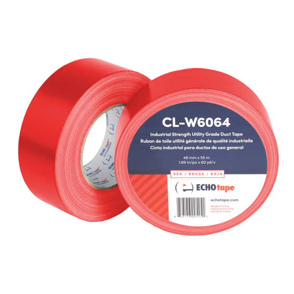 CL-W6064 Industrial Strength Utility Grade Duct Tape Red 48mm Detail