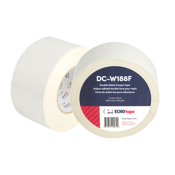 DC-W188F Double Sided Removable Carpet Tape 72mm Duo Label