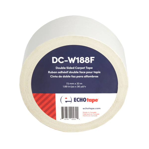 DC-W188F Double Sided Removable Carpet Tape 72mm Solo Label